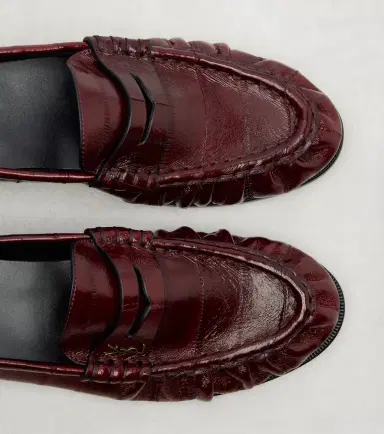 Saint Laurent Le Loafer eel leather penny loafers | Thumbnail 2 Saint Laurent Le Loafer eel leather penny loafers | Thumbnail 2