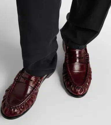 Saint Laurent Le Loafer eel leather penny loafers | Thumbnail 6 Saint Laurent Le Loafer eel leather penny loafers | Thumbnail 6