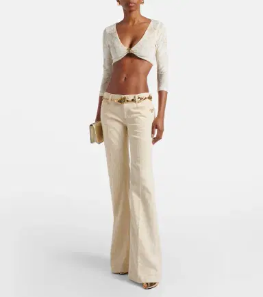 Roberto Cavalli Snake-print flared jeans | Thumbnail 7