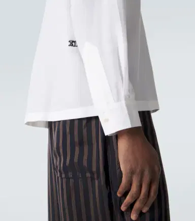 BODE Embroidered cotton and silk shirt | Thumbnail 5
