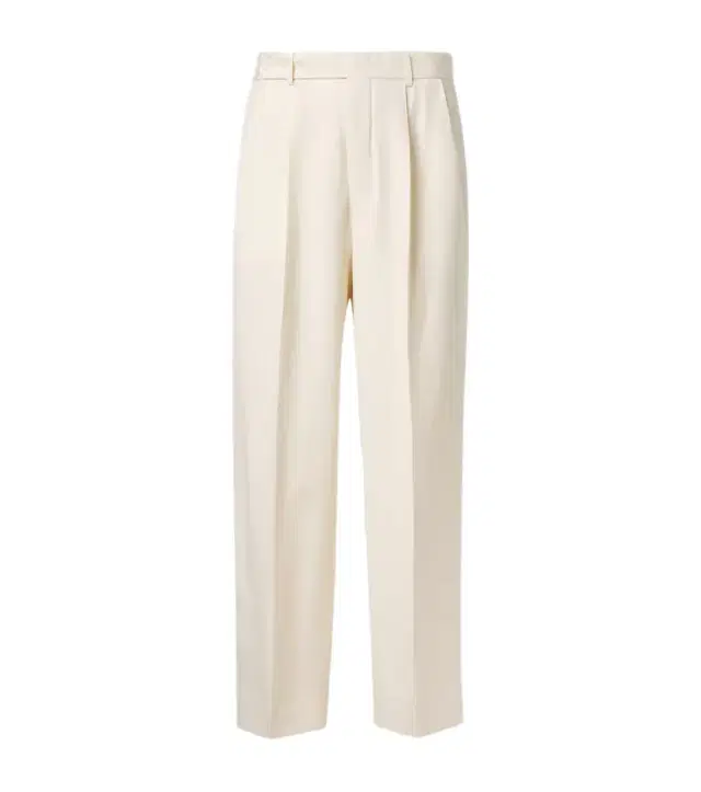 High-rise suit pants
