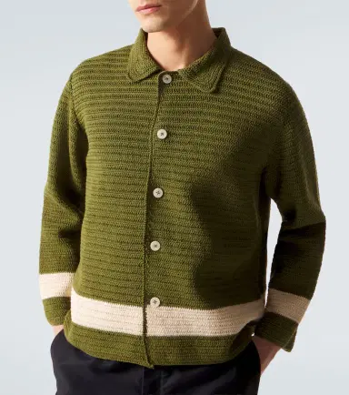 Bode Marsh crochet cotton shirt | Thumbnail 6