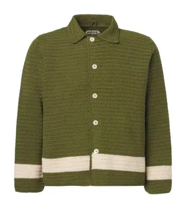 Bode Marsh crochet cotton shirt | Thumbnail 1