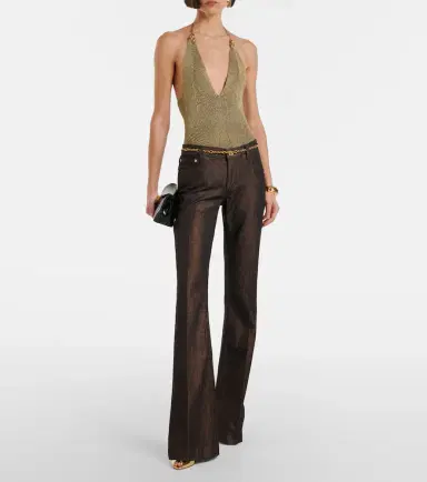Roberto Cavalli Embellished flared jeans | Thumbnail 4 Roberto Cavalli Embellished flared jeans | Thumbnail 4