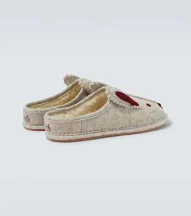 BODE Wool-blend slippers | Thumbnail 3