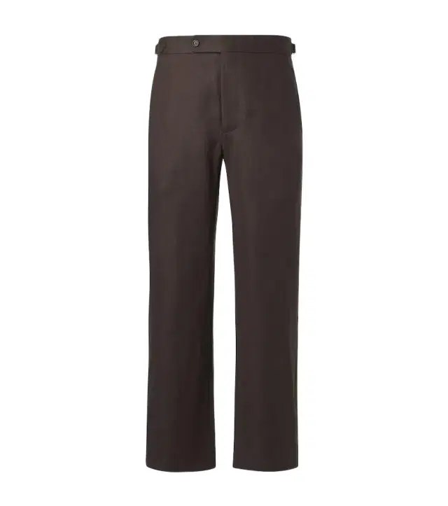 Linen straight pants