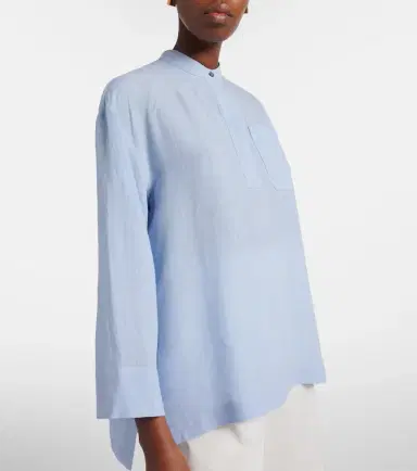 'S Max Mara 'S Max Mara Cantico linen blouse | Thumbnail 6 'S Max Mara 'S Max Mara Cantico linen blouse | Thumbnail 6