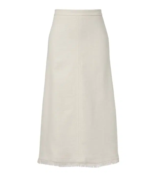 Fiocchi linen and cotton midi skirt