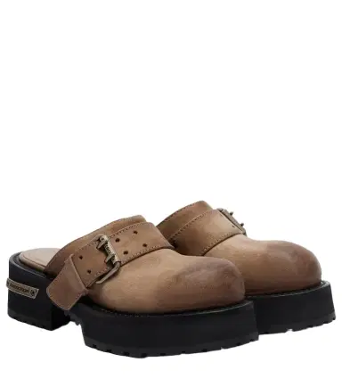 Balenciaga Venom leather mules | Thumbnail 1