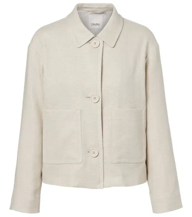 'S Max Mara Dattero linen and cotton jacket