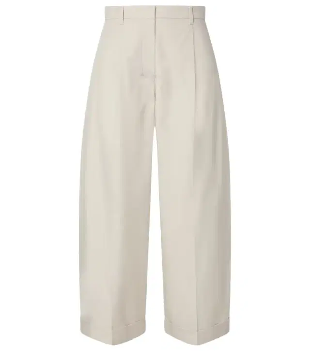 Danza cotton wide-leg pants