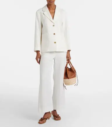 'S Max Mara Amedea linen wide-leg pants | Thumbnail 2