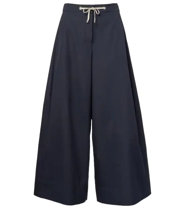 'S Max Mara Gufo cotton poplin wide-leg pants