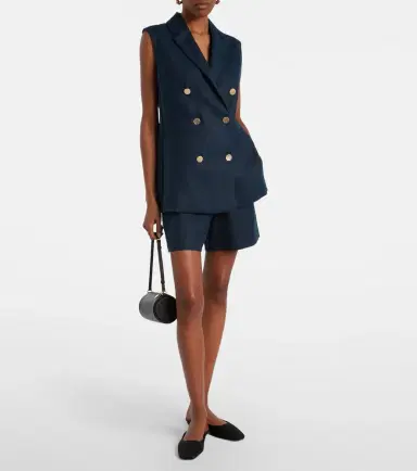 'S Max Mara 'S Max Mara Party linen shorts | Thumbnail 4