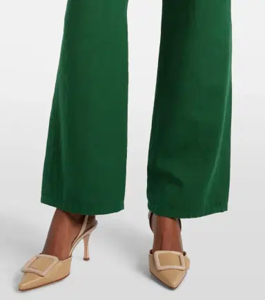 'S Max Mara 'S Max Mara Onorata cotton and linen wide-leg pants | Thumbnail 4 'S Max Mara 'S Max Mara Onorata cotton and linen wide-leg pants | Thumbnail 4