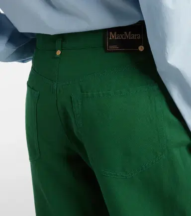 'S Max Mara 'S Max Mara Onorata cotton and linen wide-leg pants | Thumbnail 5 'S Max Mara 'S Max Mara Onorata cotton and linen wide-leg pants | Thumbnail 5