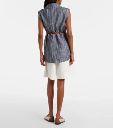 'S Max Mara Sole cotton and linen Bermuda shorts | Thumbnail 2 'S Max Mara Sole cotton and linen Bermuda shorts | Thumbnail 2