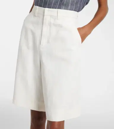 'S Max Mara Sole cotton and linen Bermuda shorts | Thumbnail 4 'S Max Mara Sole cotton and linen Bermuda shorts | Thumbnail 4