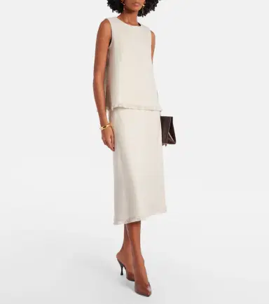'S Max Mara Manika linen and cotton top | Thumbnail 3