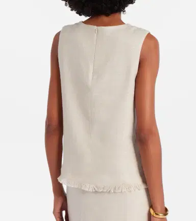 'S Max Mara Manika linen and cotton top | Thumbnail 6