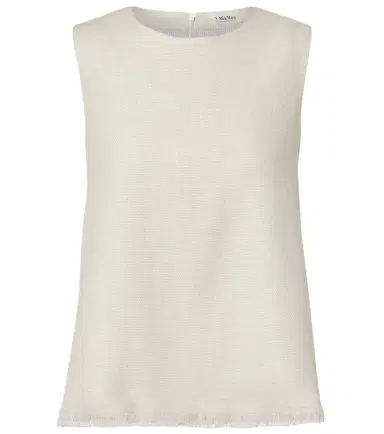 'S Max Mara Manika linen and cotton top | Thumbnail 1