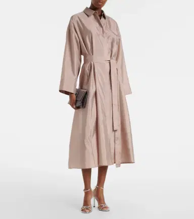 'S Max Mara Anna organza shirt dress | Thumbnail 4 'S Max Mara Anna organza shirt dress | Thumbnail 4
