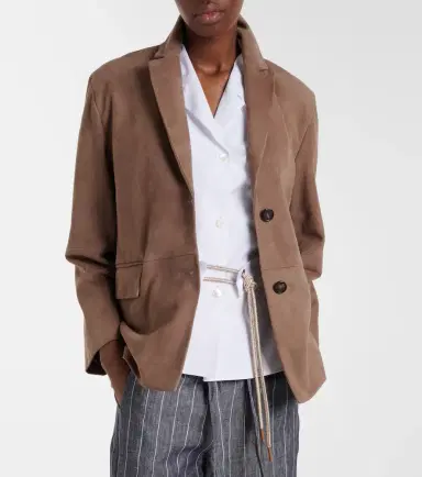 'S Max Mara 'S Max Mara Anfora suede jacket | Thumbnail 2