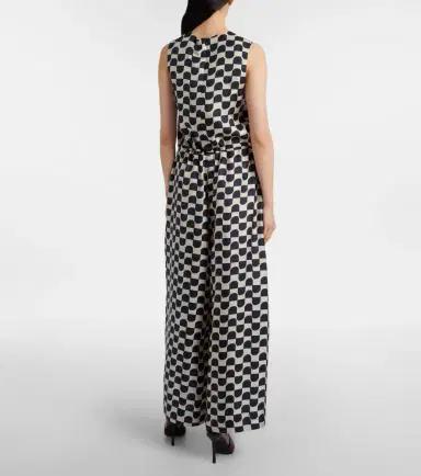 'S Max Mara Ronchi printed silk jumpsuit | Thumbnail 6