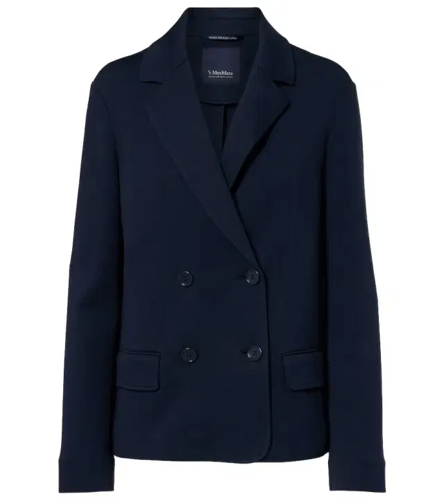 'S Max Mara Badia double-breasted cotton-blend blazer