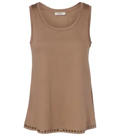 'S Max Mara Furetto embellished cotton-blend tank top | Thumbnail 1