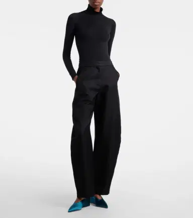 Alaïa Alaïa Cube satin wedge mules | Thumbnail 5