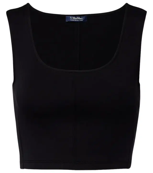 Dire cotton-blend crop top