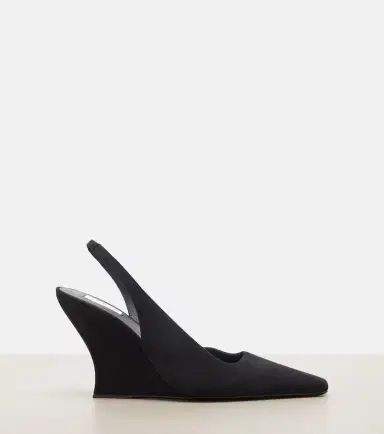 Alaïa Alaïa Suede wedge slingback pumps | Thumbnail 2