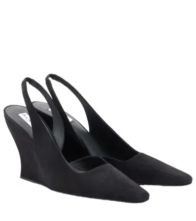 Alaïa Alaïa Suede wedge slingback pumps | Thumbnail 1