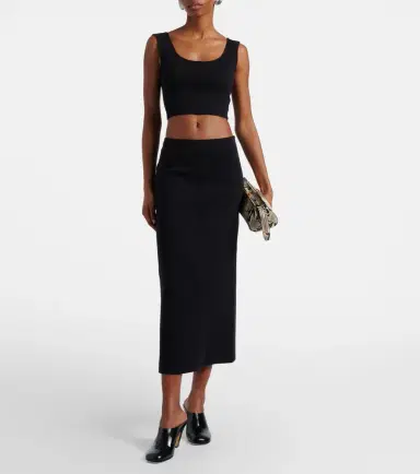 'S Max Mara Cadmio cotton-blend midi skirt | Thumbnail 4 'S Max Mara Cadmio cotton-blend midi skirt | Thumbnail 4