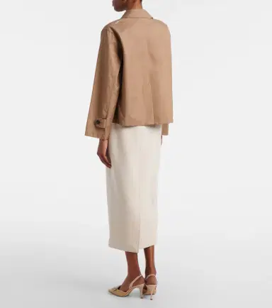 'S Max Mara Cadmio cotton-blend jersey pencil skirt | Thumbnail 3