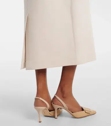 'S Max Mara Cadmio cotton-blend jersey pencil skirt | Thumbnail 5
