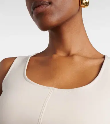 'S Max Mara Dire cotton-blend jersey crop top | Thumbnail 3