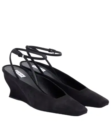 Alaïa Alaïa Wave suede wedges | Thumbnail 1