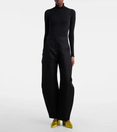 Alaïa Alaïa Cube satin wedge mules | Thumbnail 5