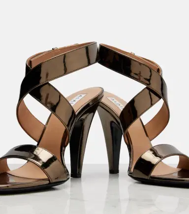 Alaïa Alaïa Cone mirrored leather sandals | Thumbnail 5 Alaïa Alaïa Cone mirrored leather sandals | Thumbnail 5