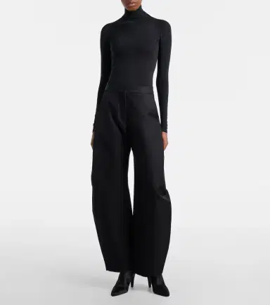 Alaïa Alaïa Cone satin mules | Thumbnail 6 Alaïa Alaïa Cone satin mules | Thumbnail 6