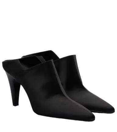 Alaïa Alaïa Cone satin mules | Thumbnail 1 Alaïa Alaïa Cone satin mules | Thumbnail 1