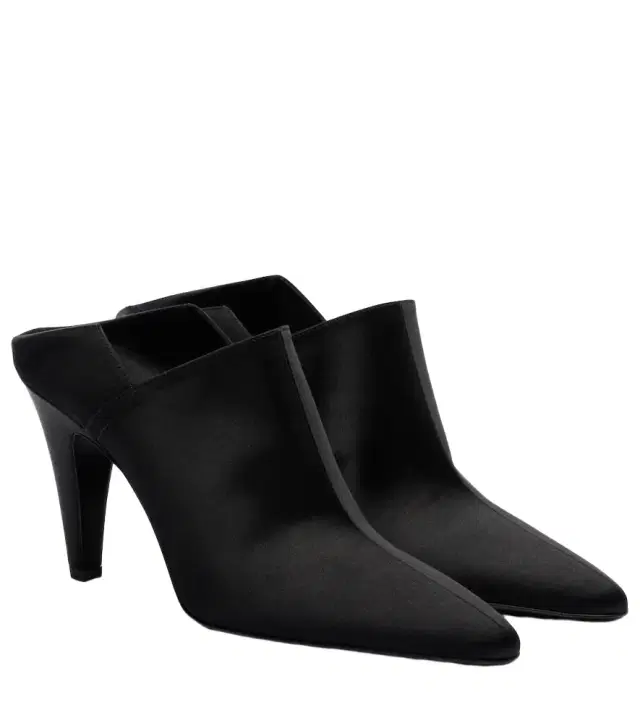 Alaia Alaïa Cone satin mules