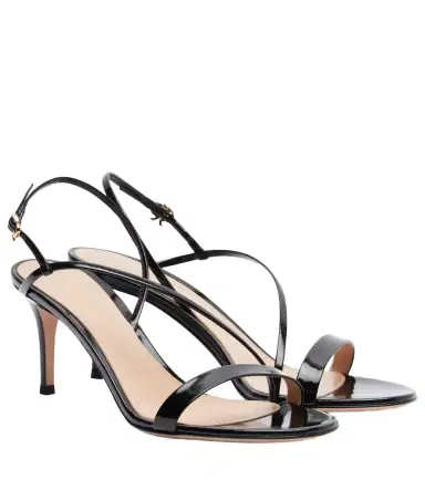 Gianvito Rossi Manhattan 70 leather sandals | Thumbnail 1 Gianvito Rossi Manhattan 70 leather sandals | Thumbnail 1