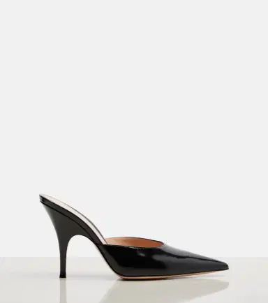 Gianvito Rossi Leather mules | Thumbnail 3 Gianvito Rossi Leather mules | Thumbnail 3