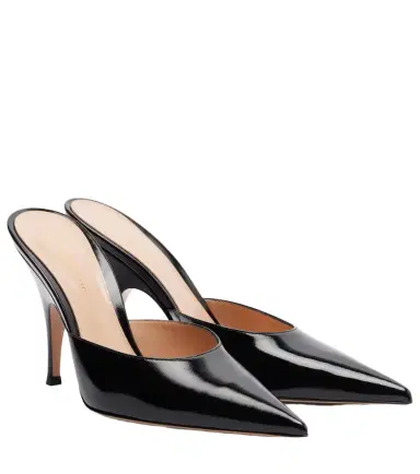 Gianvito Rossi Leather mules | Thumbnail 1 Gianvito Rossi Leather mules | Thumbnail 1