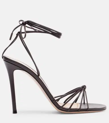Gianvito Rossi 105 leather slingback sandals | Thumbnail 3 Gianvito Rossi 105 leather slingback sandals | Thumbnail 3