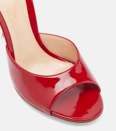 Gianvito Rossi Sofia patent leather mules | Thumbnail 4