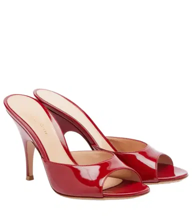 Gianvito Rossi Sofia patent leather mules | Thumbnail 1